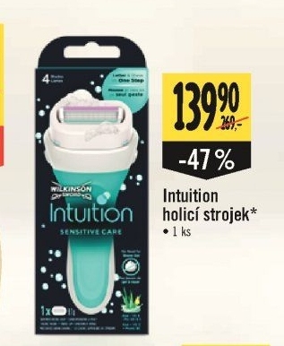 Strojek holící dámský Intuition Wilkinson