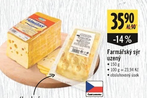 Sýr uzený Farmářský Moravia