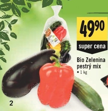 Zelenina mix bio