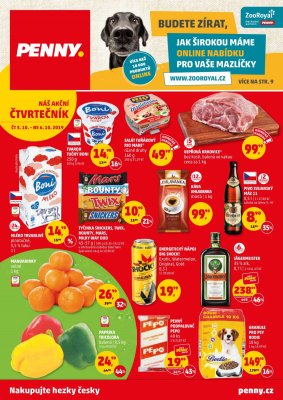 akční leták Penny Market 3.10.2019-6.10.2019