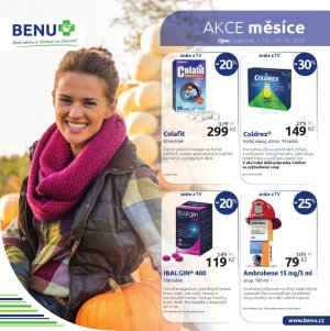 akční leták BENU Lékárna 1.10.2019-31.10.2019