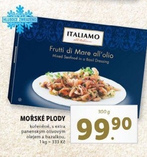 Mořské plody mražené Italiamo