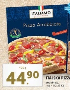 Pizza mražená italská Italiamo