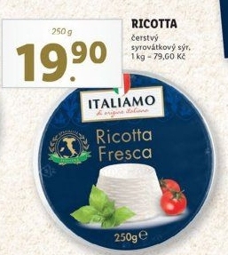 Sýr Ricotta Italiamo