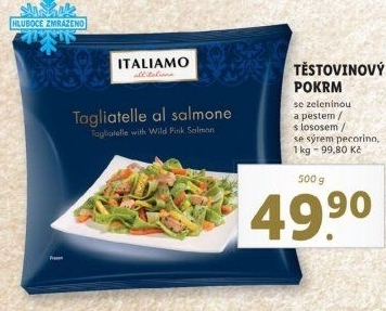 Těstovinový pokrm mražený Italiamo