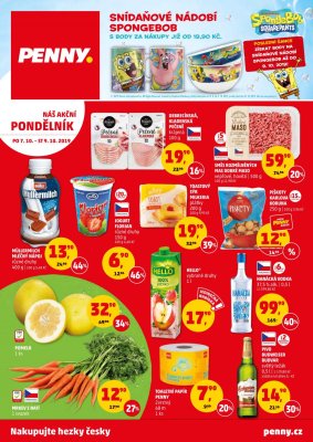 akční leták Penny Market 7.10.2019-9.10.2019