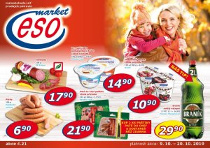 akční leták ESO MARKET 9.10.2019-20.10.2019