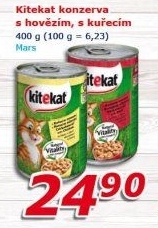 Konzerva pro kočky Kitekat