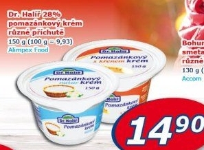 Krém pomazánkovýDr. Halíř