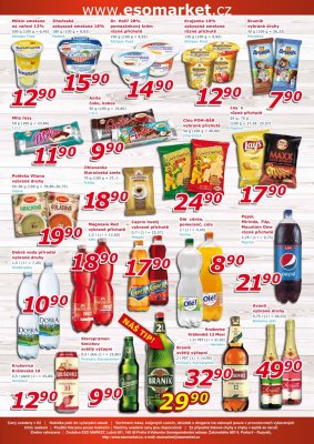 akční leták ESO MARKET 9.10.2019-20.10.2019