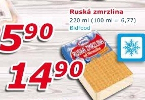 Ruská zmrzlina Prima