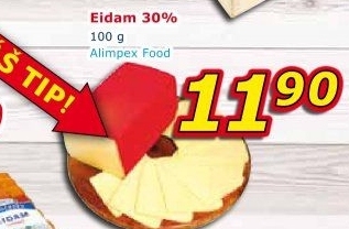 Sýr Eidam 30%