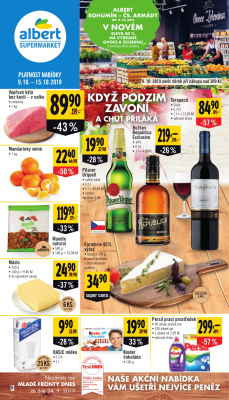 akční leták Albert 9.10.2019-15.10.2019