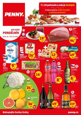 akční leták Penny Market 14.10.2019-16.10.2019