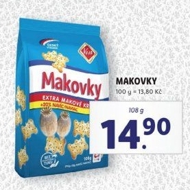 Krekry makovky Vest