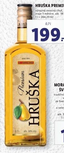 Pálenka Hruška Premium Rudolf Jelínek