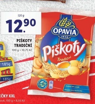 Piškoty Opavia