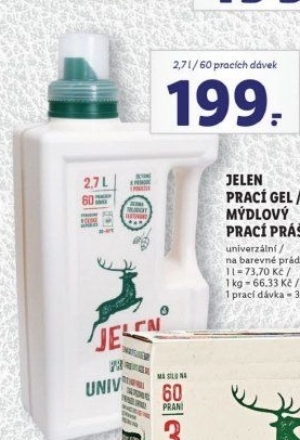 Prací gel Jelen