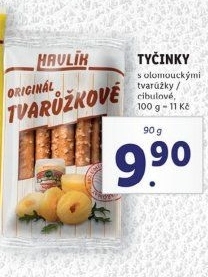 Tyčinky trvanlivé se sýrem a solí Havlík