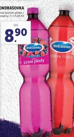 Voda ochucená Ondrášovka