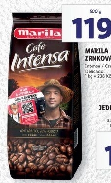 Zrnková káva Intensa Marila