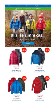 akční leták Sportisimo 17.10.2019-22.10.2019