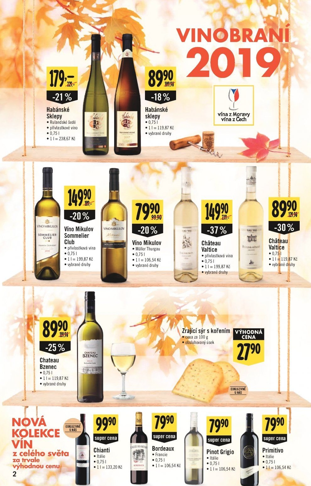 Víno Pinot Grigio v akci Albert od 23.10.2019