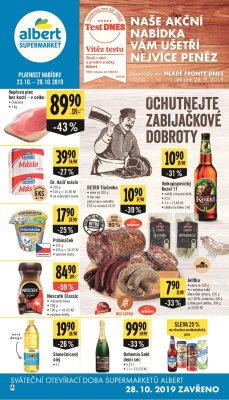 akční leták Albert 23.10.2019-29.10.2019