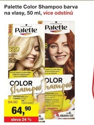 Barva na vlasy Color Shampoo Palette Schwarzkopf