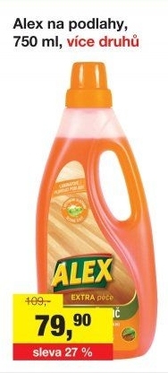 Čistič na podlahy Alex