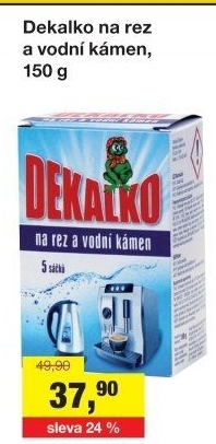 Čistič na rez a vodní kámen Dekalko