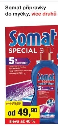 Prostředky do myčky Somat