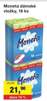 Vložky dámské Moneta