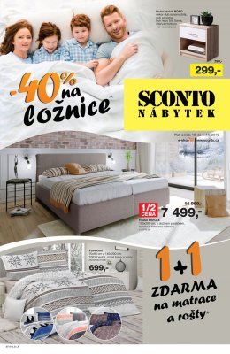 akční leták Sconto nábytek 23.10.2019-5.11.2019