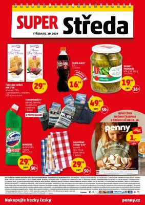 akční leták Penny Market 29.10.2019-3.11.2019