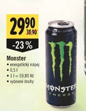 Energetický nápoj Monster Energy - Albert akcniletaky.com