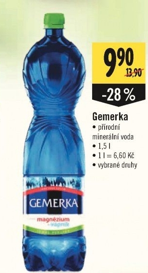 Minerální voda Gemerka