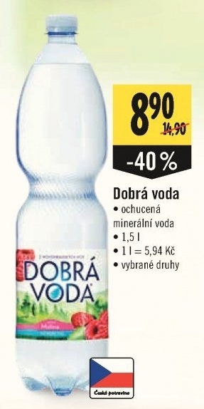 Ochucená voda Dobrá voda