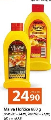 Hořčice plnotučná Malva