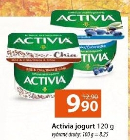 Jogurt ochucený Activia Danone