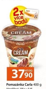 Kakaooříšková pomazánka Cream Carla