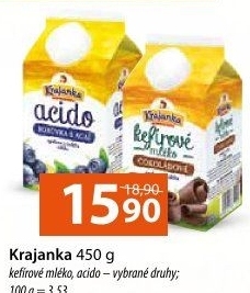 Kefírové mléko ochucené Krajanka