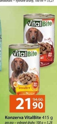 Konzerva pro psy VitalBite