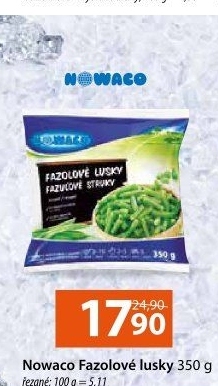 Lusky fazolové mražené Nowaco