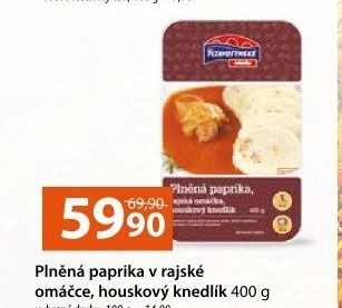Paprika plněná v rajské omáčce Vltavotýnské lahůdky