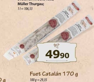 Salám Fuet Catalan Noel