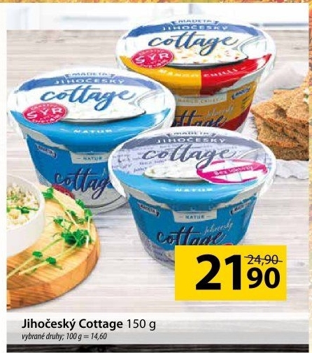 Sýr Cottage Jihočeský Madeta