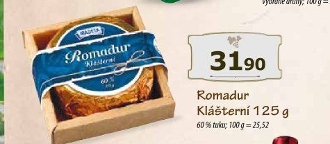 Sýr Romadur Klášterní Madeta