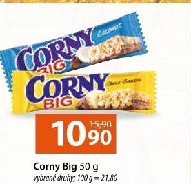 Tyčinka cereální BIG Corny