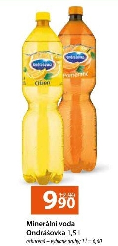 Voda ochucená Ondrášovka